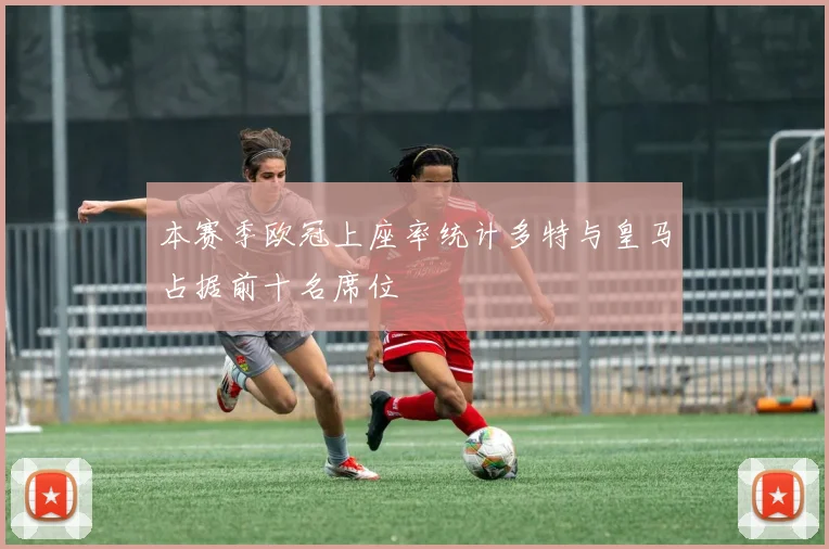 本赛季欧冠上座率统计多特与皇马占据前十名席位